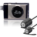 Motorcycle Dash Cam with 140 Degree Wide Angle and Motion Detection - Dual Channel 720P1