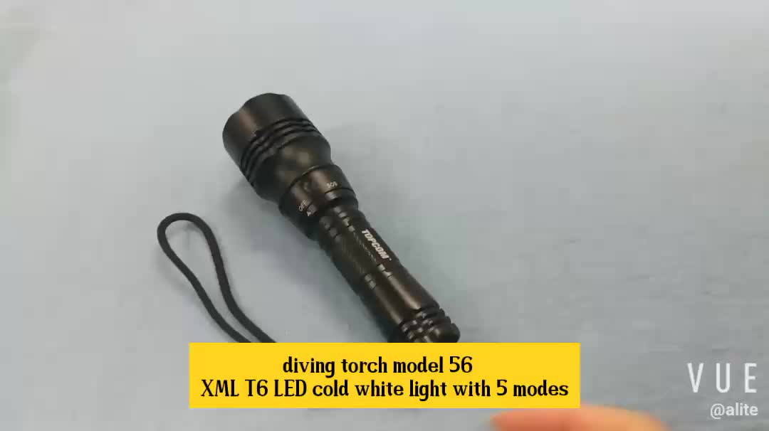 IP68 5 Watt Diving Flashlight 100 Meter Underwater Diving Powerful LED Flashlight1