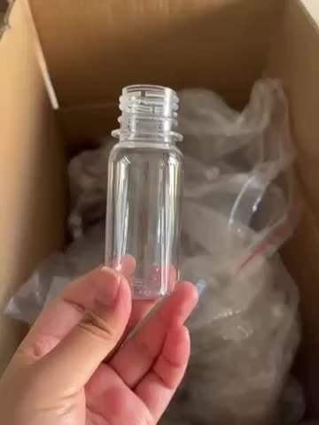 Custom Mini 2oz 60ml Small Empty PET Plastic Juice Drink Container - Ginger Shot Bottles with Caps1