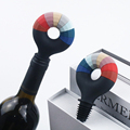 Colorful Factory Custom Silicone Bottle Stopper 2 in 1 Accessories - Wine Charm, Party, Beer Bar Gift1