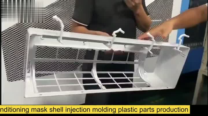 2 Air conditioning mask shell plastic parts injection molding production
