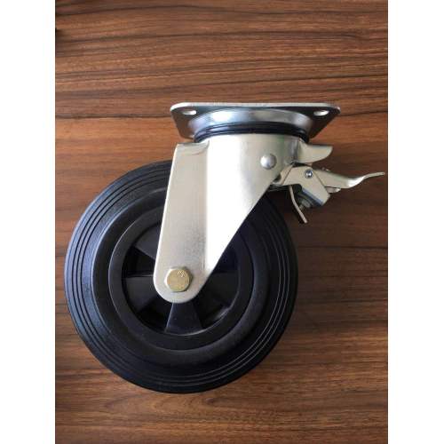 rubber caster wheels for waste bins