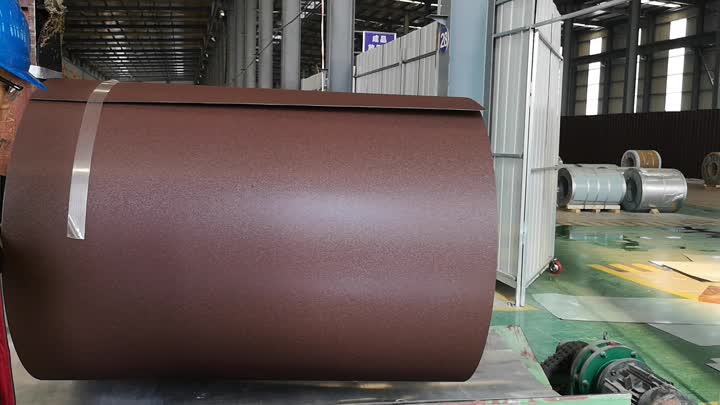 Aço galvanizado pré-pintado de cor marrom