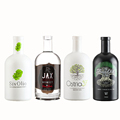Clear Amber Glass Liquor Bottles: 375ml, 750ml, 1 Liter for Whiskey, Gin, Vodka1