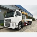 FAW 6x4 Cargo Truck with 15 Tons Hydraulic Telescopic Boom Crane1