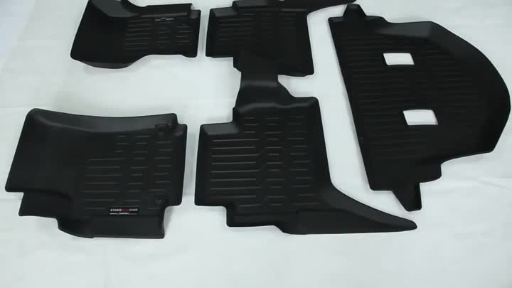 luxury car accessories Black Rubber mats