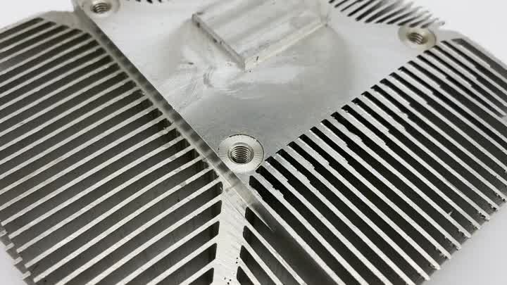 disipador de calor de extrusión de aluminio