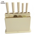 Five Knives and Four Sorting Cutting Boards Kitchen Set1