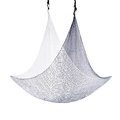 Black Gradient Yoga Hammock 4.37 Yard x 3 Yard - 100% Polyester Aerial Swing for Acrobatics and Dancing1