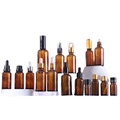 5ml/10ml/15ml/20ml/30ml/50ml/100ml Amber Transparent Glass Vial Bottle With Glass Dropper Bottle For Essential Oil1