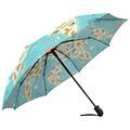 Digital Printing Windproof Compact Foldable Rain Umbrella for Ladies1