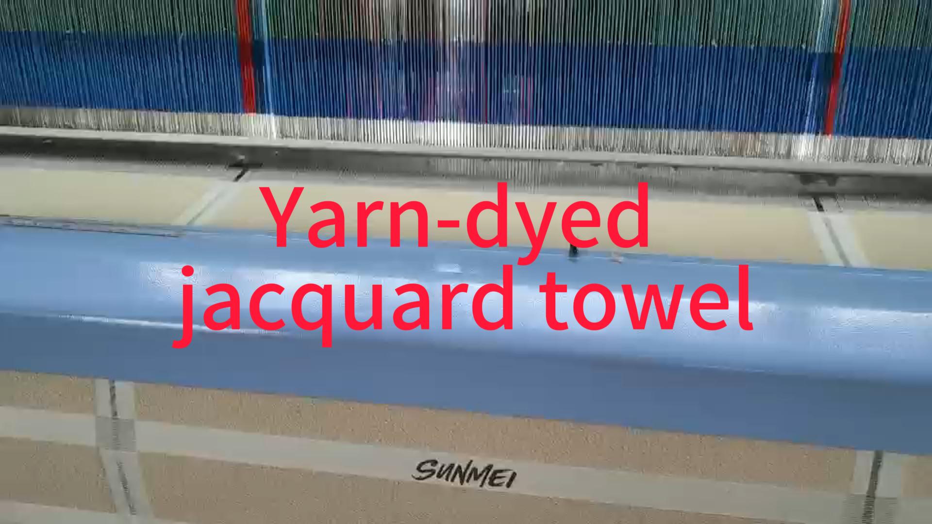 Asciugamano di produzione-jacquard