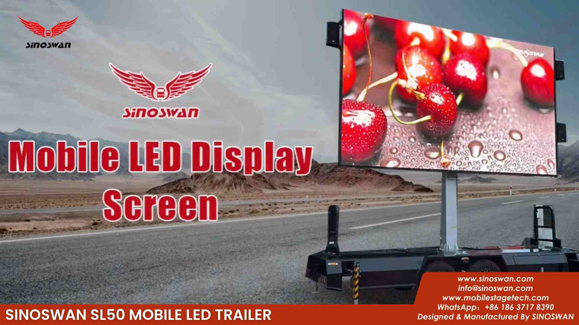 SL50 Mobiler LED-Anhänger: Verwandeln Sie jedes Outdoor-Event in wenigen Minuten