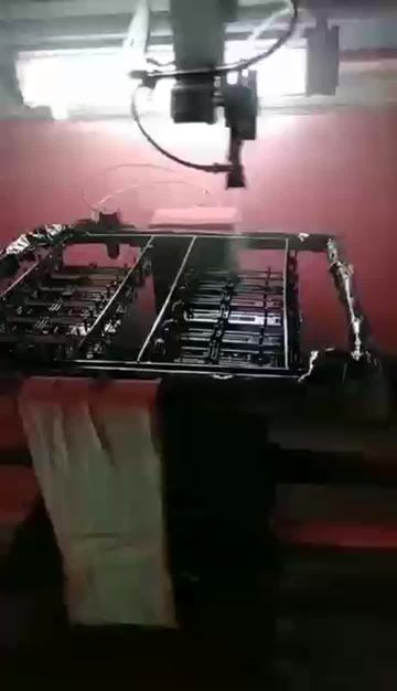 Paint spraying department