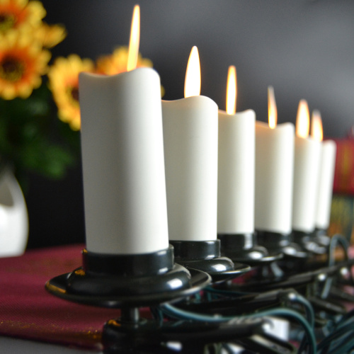 Velas de cónicas LED decorativas de Navidad