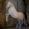 Big Horse Crystal Animal Light Chandelier with Crystals1