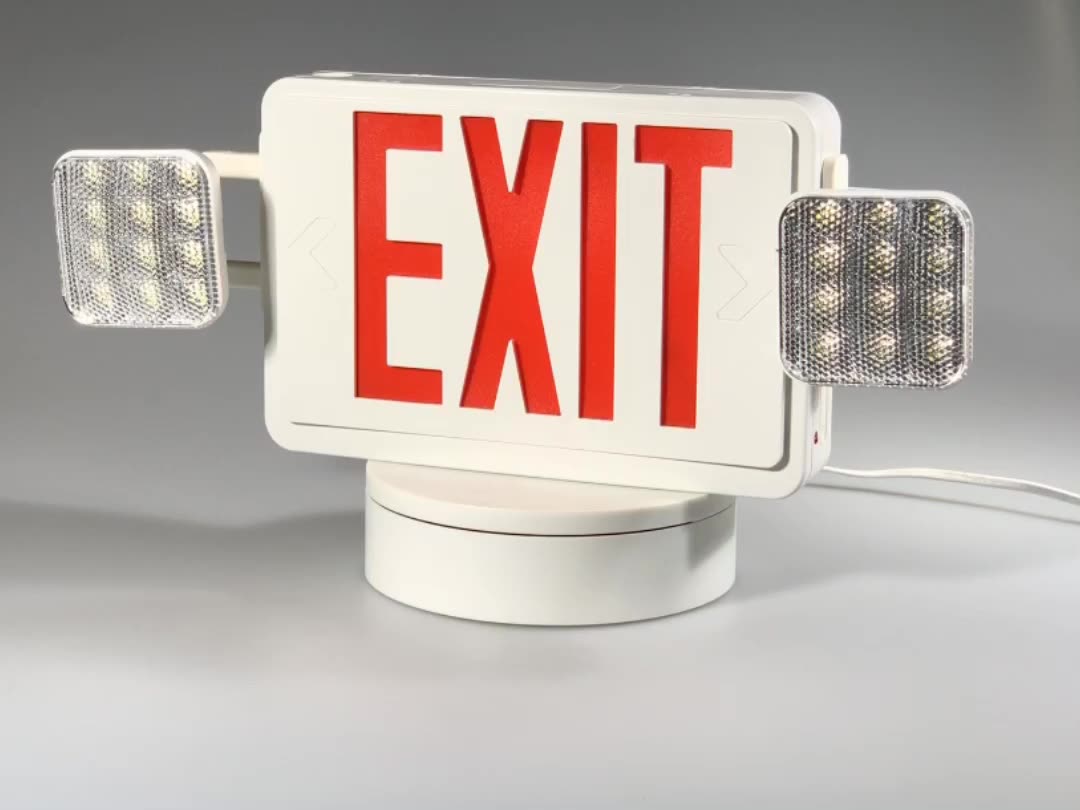 Factory direct sales UL Listed LED Emergency Light Combo exit sign JLEC2RWZ31