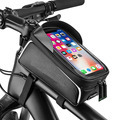 Waterproof Bicycle Phone Mount Bag - Bike Front Frame Bag1