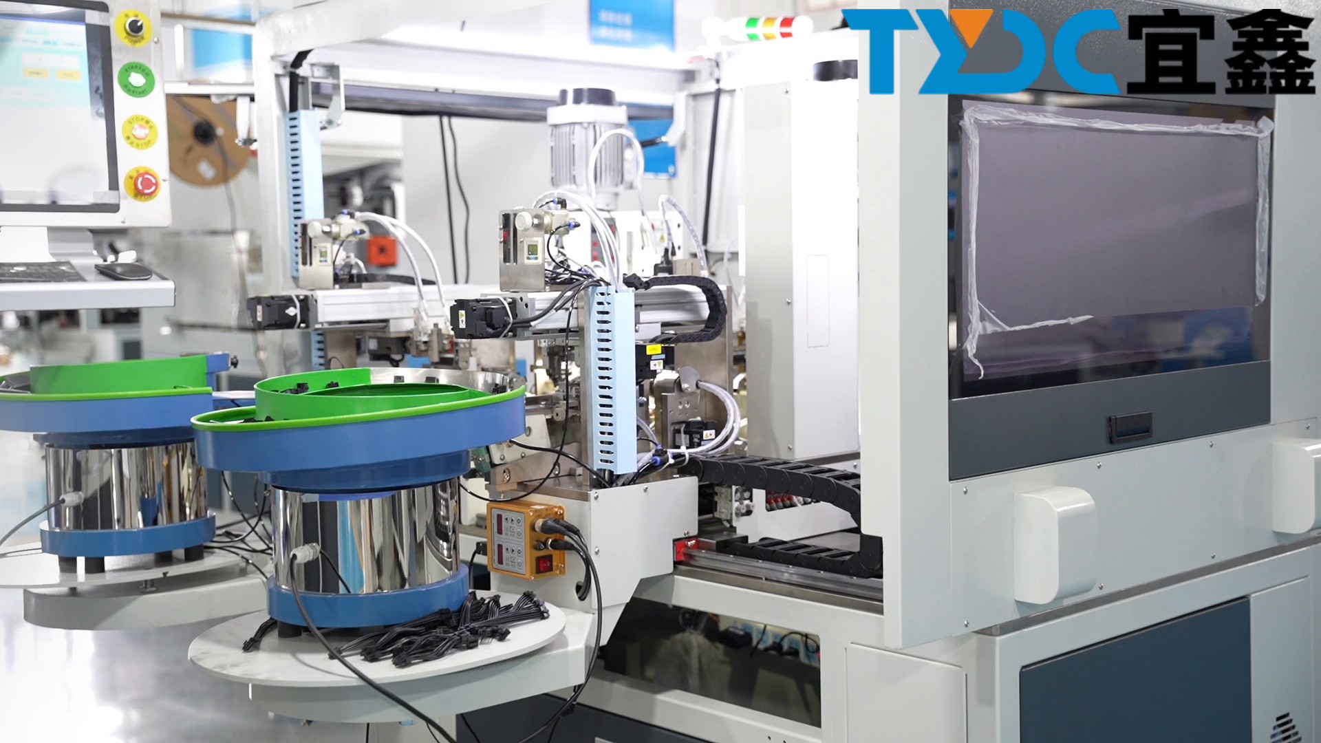 Máquina de processamento de fio de ponta dupla TYDC-G-B601 com inspeção de crimpagem CCD
