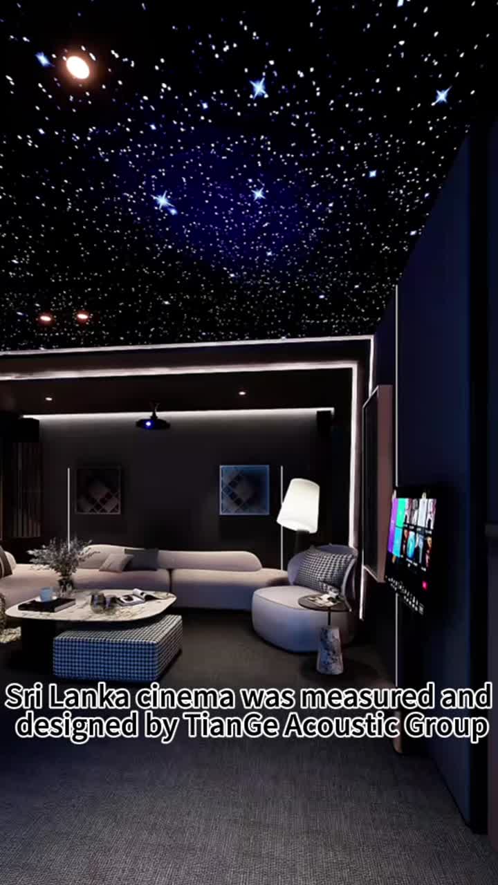 El cine de Sri Lanka fue medido y diseñado por TianGe Acoustic Group