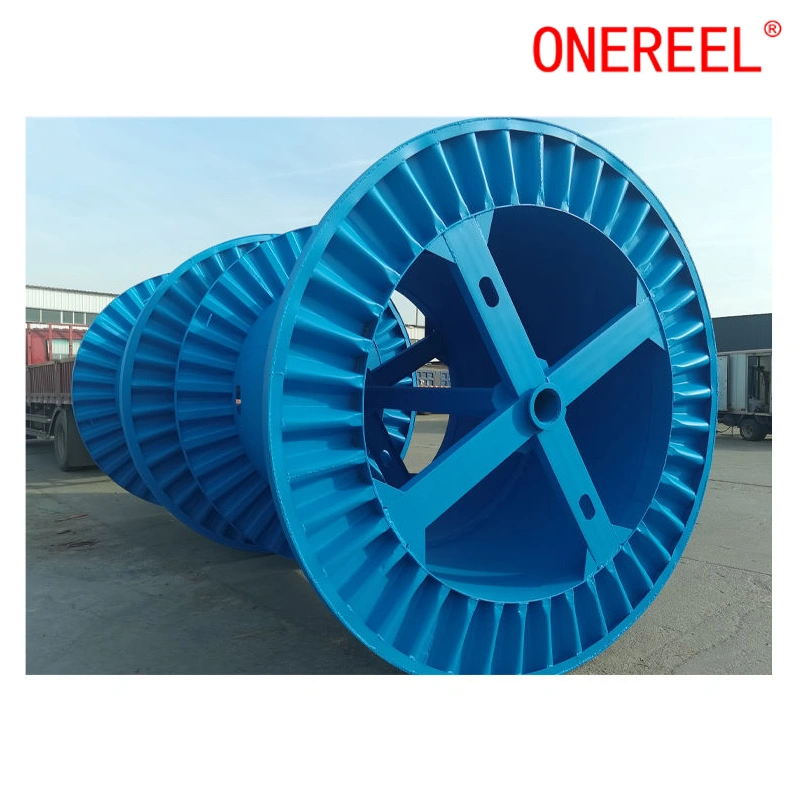 China Factory Cable Reel Wire Spool Corrugated Metal Bobbin for