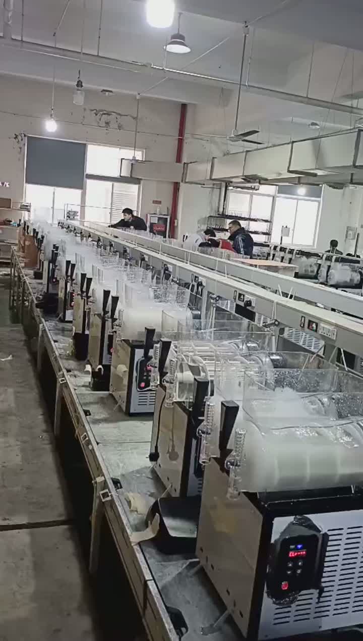 Linha de produção de máquinas de fabricação de gelo