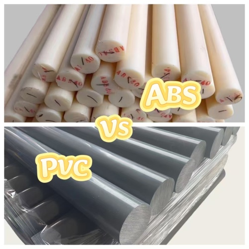 Comparación de plásticos comunes: ABS vs PVC