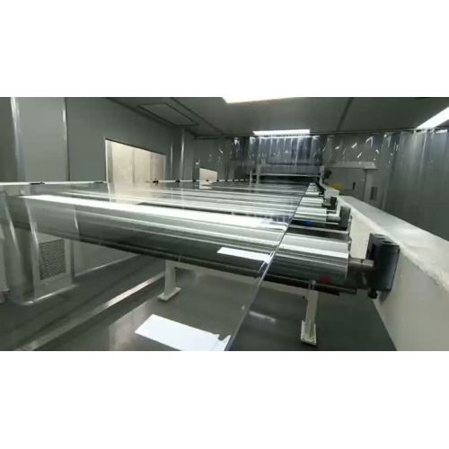 Inspection de la production d'acrylique transparent