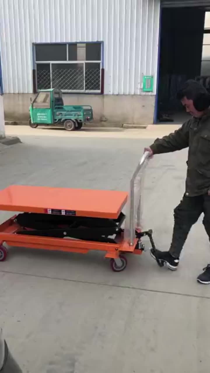 Mini scissor lift table