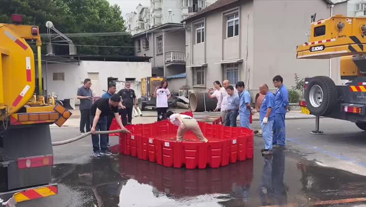 홍수 가방 물 탱크