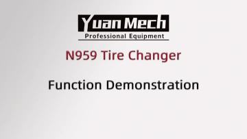 N959 Tire Changer 17 inch Wheel Operation