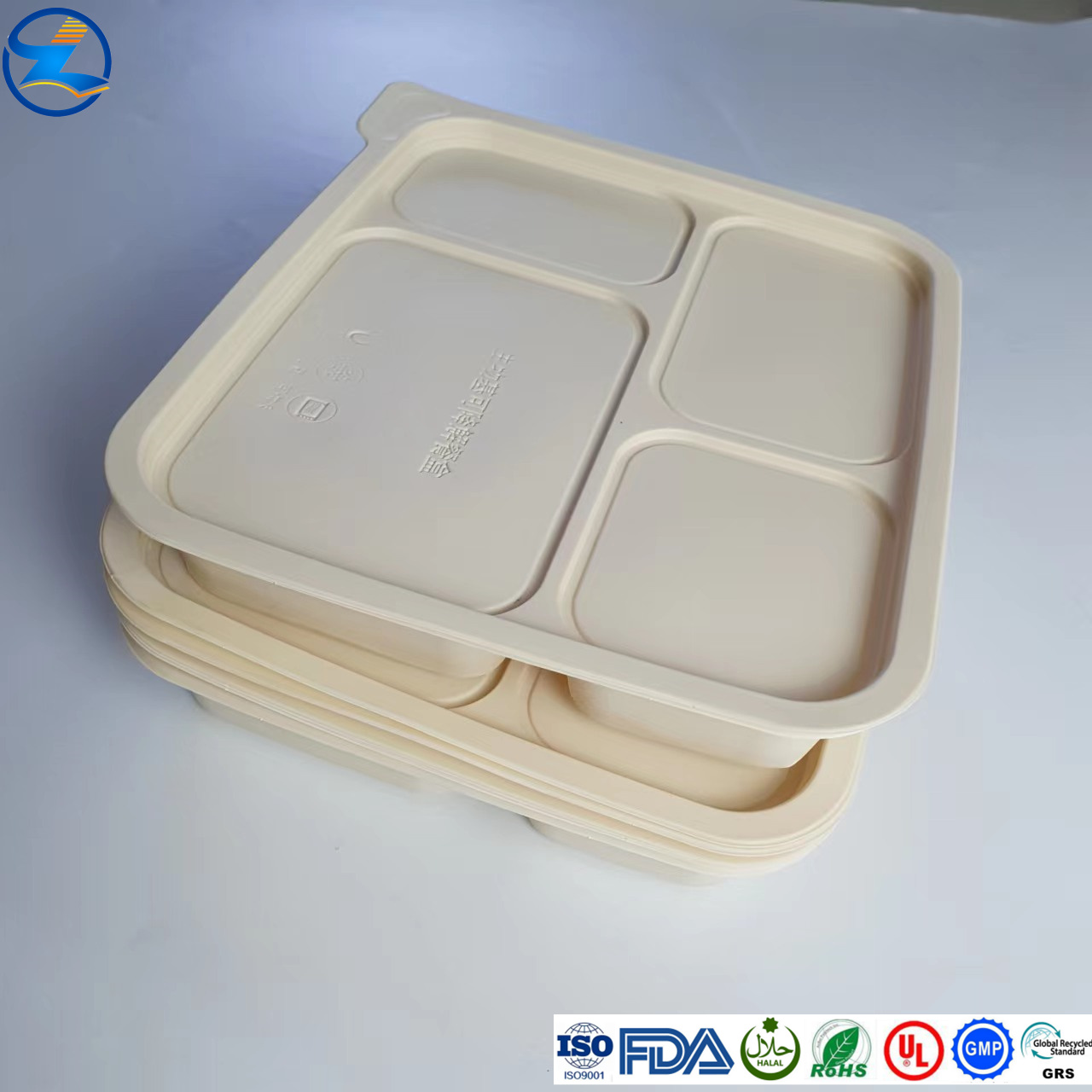 100% Biodegradable Thermoplastic PLA Food Containe