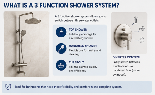 What Is a 3 Function Shower System?