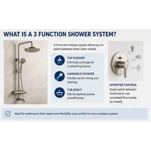 What Is a 3 Function Shower System?
