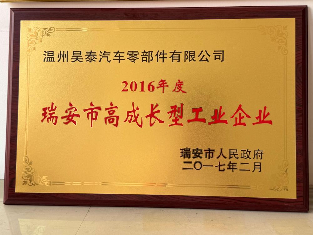 Rui'an High Growth Industrial Enterprises