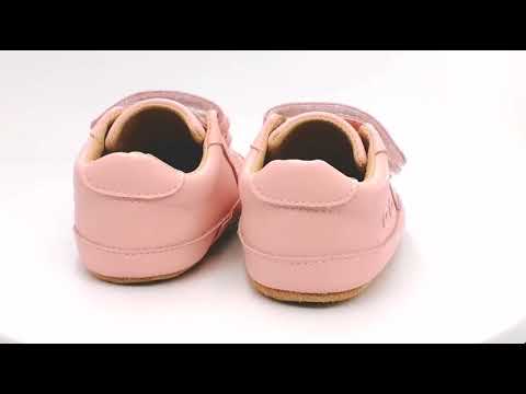 New Double Strap Pink Baby Girl Casual Shoes