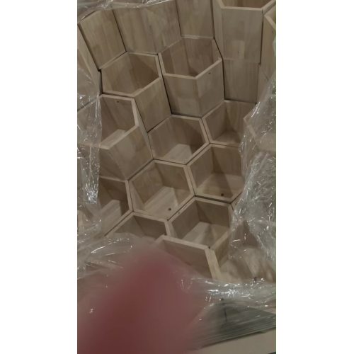 육각형 나무 베이스