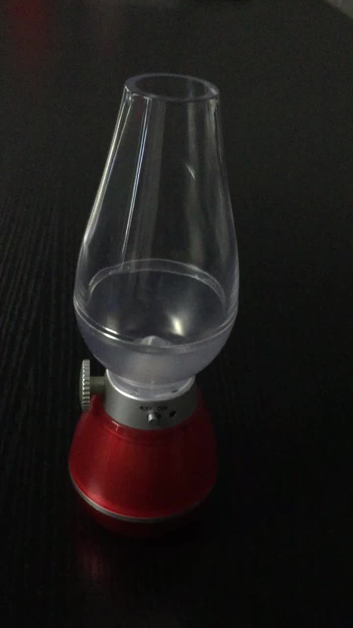 New Product Innovative Imitate Vintage Kerosene Lamp Blowing LED Night Light Lamp1