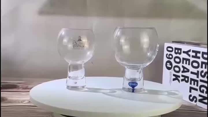 hand blown gin balloon glass cocktail glass