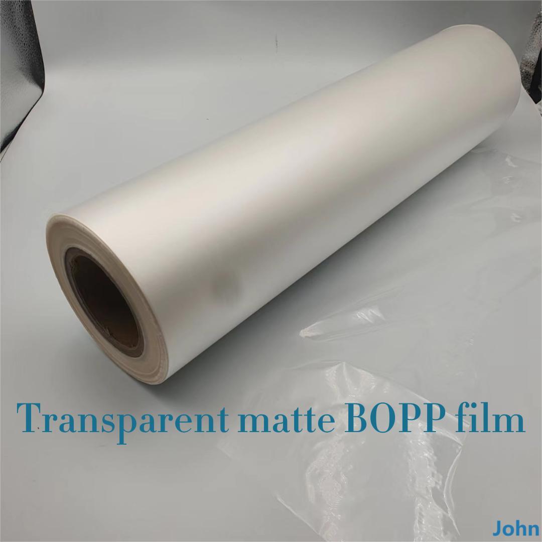 Película Bopp para envases mate transparentes
