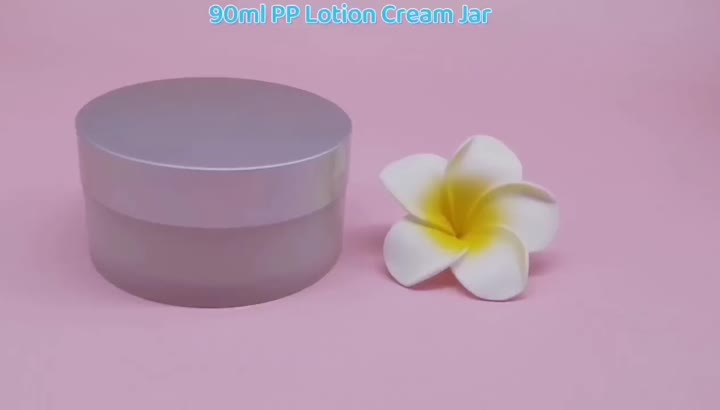 90 ml PP PP Lotion Cream Jar Container