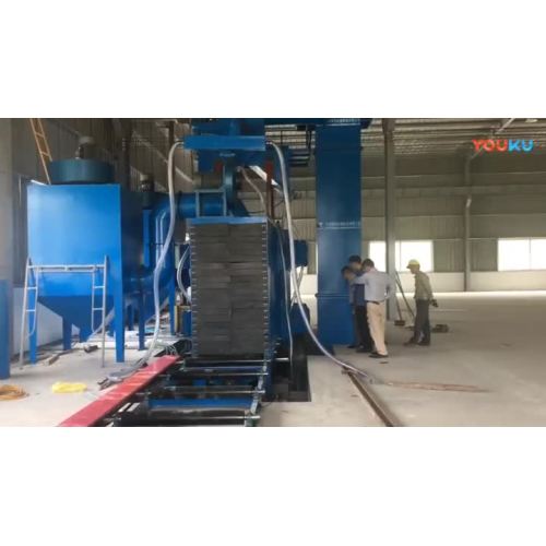 Automatic H beam Shot blasting machine