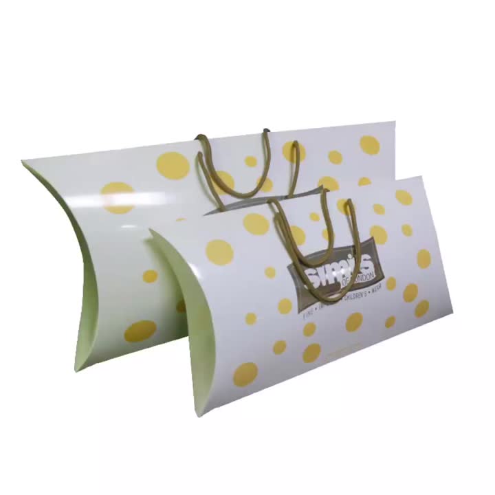 Clothing packaging paper pillow box