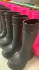 PU High Boots Long Flat Boots