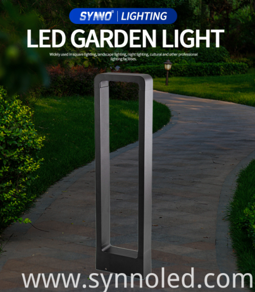 A kültéri terek javítása LED -es bollard lámpákkal