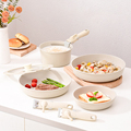 Non-Stick Aluminum Ceramic Casserole Set with Detachable Handle1