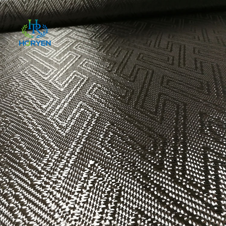 jacquard carbon fiber fabric