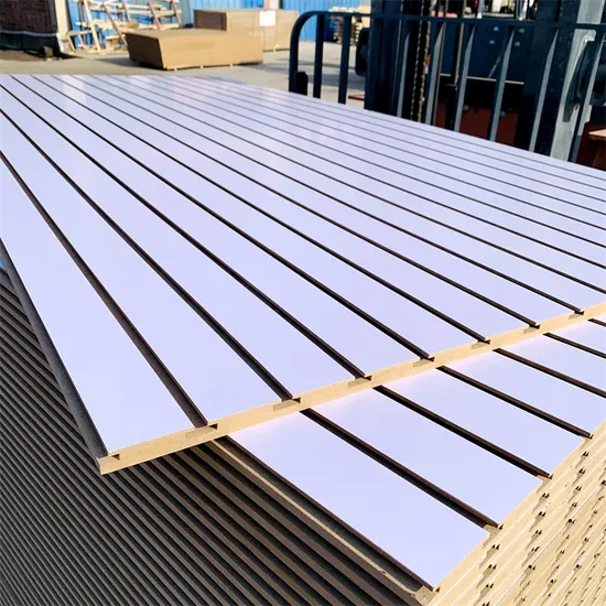 1830*2440 /1220*2440*12mm /15mm /18mm Melamine Faced MDF Board / Slot MDF / Raw MDF Board1