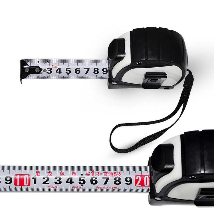 شريط قياس الجسم ABS الصلب مخصص 3 م 5 م 7.5 م 10 م محمول قابل للسحب محمول 3 في 1 شريط قياس قابل للسحب على نحو سلس