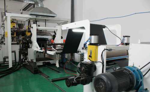 New machine for 2LPE Heat Shrink Wraparound Sleeves